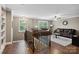 Loft area with hardwood floors, a ceiling fan, and a cozy spot for a sitting area at 741 Garrett Green Way # 64, Fort Mill, SC 29715