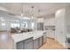 Open-concept kitchen with marble island and seamless flow to the dining and living areas at 972 Von Buren Blvd # 242, Rock Hill, SC 29730