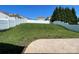 A fenced in backyard provides plenty of space for entertaining and play at 107 Ameena Chase Trl, Mooresville, NC 28117