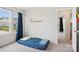 Cozy bedroom featuring a comfy bed and view of the neighborhood at 120 Parson Ln, Statesville, NC 28625