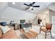 Open home office area with desks, a couch, and ample space for productivity at 125 Highland Forest Dr, Clover, SC 29710