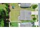 Birds eye view features the homes backyard and roof in a neatly landscaped neighborhood with a shed and street parking at 139 Suggs Mill Dr, Mooresville, NC 28115