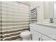 Clean bathroom with shower and tub combination and white vanity at 139 Suggs Mill Dr, Mooresville, NC 28115