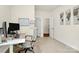 This home office has an open floor plan and neutral color scheme at 139 Suggs Mill Dr, Mooresville, NC 28115