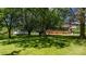Expansive backyard with mature trees, showcasing a peaceful and private setting at 1520 21St Ne Ave, Hickory, NC 28601