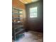 Utility room with wall mounted shelving and ample storage space at 2120 Marwood Ln, Albemarle, NC 28001
