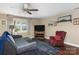 Cozy living room featuring hardwood floors and natural light at 21322 Mccall St, Cornelius, NC 28031