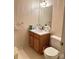 A full bathroom with toilet and single sink vanity at 227 James Rd, Taylorsville, NC 28681