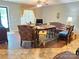Inviting living room with carpet and tile flooring, natural light, and classic decor at 227 James Rd, Taylorsville, NC 28681