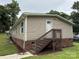 Back exterior view of a single story house with vinyl siding and back porch at 2418 6Th Sw Ave, Hickory, NC 28602