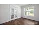 Office with wood floors, window and glass paneled french doors at 259 Miramar Dr, York, SC 29745