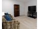 Cozy living room area with two armchairs and a flat screen television for entertainment at 4177 Steel Way, Sherrills Ford, NC 28673