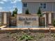 Community entrance sign with brick, stone, and water feature at 4177 Steel Way, Sherrills Ford, NC 28673