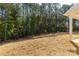 Beautiful backyard featuring mature trees and a serene, private setting at 5208 Admirals Lndg, Lancaster, SC 29720