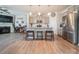 Bright kitchen featuring granite countertops, stainless steel appliances, and modern cabinetry at 5391 Orchid Bloom Dr, Indian Land, SC 29707