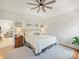 Spacious main bedroom features natural light, hardwood floors, and neutral paint at 5921 Meadowmere Dr, Monroe, NC 28110