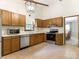 Well-equipped kitchen featuring ample counter space and stainless steel appliances at 7118 Powder Mill Pl, Charlotte, NC 28277