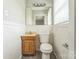 Traditional half-bathroom with neutral paint, vinyl flooring and classic fixtures at 1019 Carmel Dr, Gastonia, NC 28056