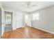 The bedroom has hardwood floors and a lot of natural light coming in at 1019 Carmel Dr, Gastonia, NC 28056