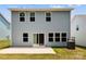 Rear exterior showing a patio and well-manicured lawn, ideal for relaxation or entertaining outdoors at 11195 Argosy Dr # 1098, Lancaster, SC 29720