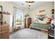 Bright bedroom with carpeted floors, natural light, and plenty of space for activities at 138 Blandina Ct, Fort Mill, SC 29708