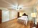 Bedroom features hardwood floors and double closets for ample storage at 143 Uwharrie Ct # 10801081, Mount Gilead, NC 27306