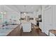 Modern kitchen with stainless steel appliances, granite countertops, and a central island at 1527 Scarbrough Sw Cir, Concord, NC 28025