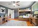 Cozy bedroom featuring bunk beds and a desk with storage, making it a comfortable space to relax and study at 1535 Maplewood Ave, Lancaster, SC 29720