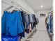 Walk-in closet offers shelving for storage at 169 Rooster Tail Ln, Troutman, NC 28166