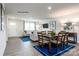 Open concept living space featuring dining area, living room, and view to the front door at 177 Basildon St # 1014, Lancaster, SC 29720