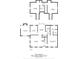 First-floor home layout: living areas, laundry, and primary bedroom at 203 Hickory Wood Dr, Kannapolis, NC 28083