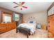 Cozy bedroom with soft lighting, comfortable furnishings, and classic décor at 2109 Quail Nw Dr, Concord, NC 28027