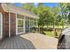 Spacious wooden deck, perfect for outdoor entertaining, with golf course views at 2241 Flagstick Dr, Matthews, NC 28104
