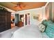 Another view of the main bedroom shows a sitting area and connection to a second room at 229 N Church St # 401, Charlotte, NC 28202