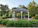 Beautiful community gazebo surrounded by manicured bushes at 3717 English Garden Dr, Gastonia, NC 28056