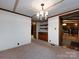Dining area with shelving and access to a bedroom and living space at 3881 Wood Duck Ln, Denver, NC 28037