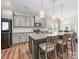 Stylish kitchen with a large island, modern appliances, and plenty of cabinet space for storage at 4014 Stockbrook Dr, Charlotte, NC 28215