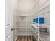Spacious pantry features wire shelving and durable flooring for organized storage solutions at 4014 Stockbrook Dr, Charlotte, NC 28215