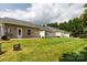 This backyard features a green lawn and privacy fence, perfect for relaxation and outdoor activities at 409 Guiness Pl, Rock Hill, SC 29730
