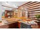 Spacious bathroom with wood paneling, large mirrors, relaxing tub and a warming fireplace at 5192 Corbin Ln, Hickory, NC 28601