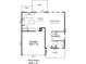 Open-concept first-floor plan features a spacious Gathering room, dining area, kitchen, pantry, and garage at 6412 Bluegill Rd, Charlotte, NC 28216