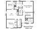 Second-floor layout showing the primary bedroom, two additional bedrooms, loft area, and closets at 6412 Bluegill Rd, Charlotte, NC 28216