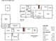 Detailed floorplan showcasing layout of first floor and finished basement at 900 Nance St, Kannapolis, NC 28083