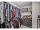 Walk-in closet with shelves and hanging racks for storage at 1010 Harry Ct, Albemarle, NC 28001