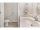Bright bathroom featuring a modern sink, vanity, and contemporary fixtures at 1220 Kent Downs Sw Ave, Concord, NC 28027
