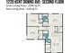 Second floor floorplan includes bedrooms, bathrooms and a Gathering room at 1220 Kent Downs Sw Ave, Concord, NC 28027