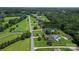 Aerial view of multiple homes in a residential area with green landscaping and trees at 1236 James Farm Rd, Hickory, NC 28602