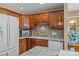 Spacious kitchen with granite countertops, stainless steel appliances and wooden cabinets at 1236 James Farm Rd, Hickory, NC 28602