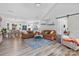 Bright, open living space with hardwood floors, modern decor, and abundant natural light at 1507 Breckenwood Dr, Rock Hill, SC 29732