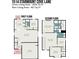 This floor plan shows the layout of the home's two floors, including the primary bedroom at 1514 Starmount Cove Ln, Charlotte, NC 28210